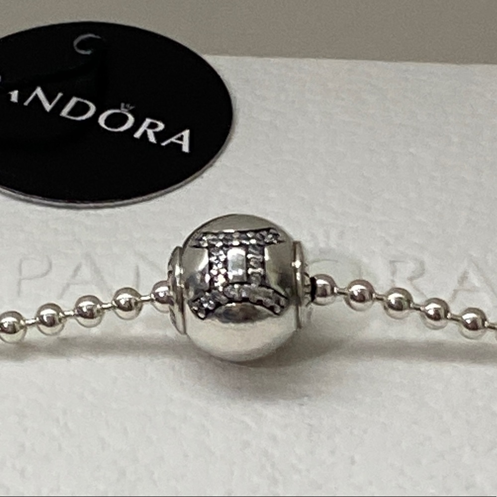 Pandora Essence Collection Silver 925 Gemini Charm - Picture 2 of 5